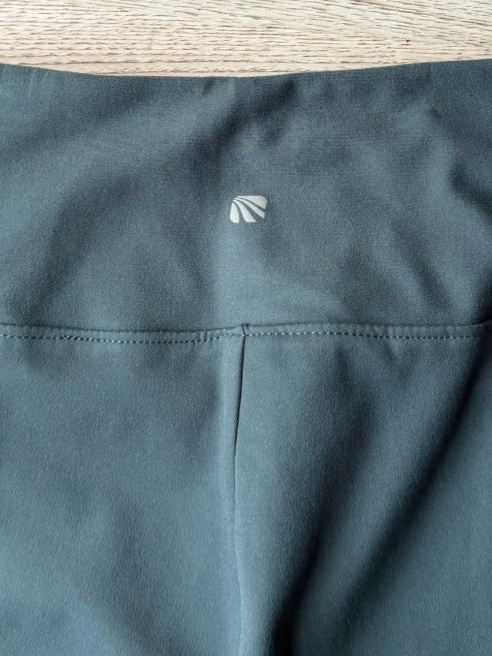 Marika Travel & Commute Wide Leg Pants XL Green High Rise Stretch Zip Pocket NWT - Picture 6 of 16